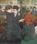 Henri de toulouse-lautrec, Two Women Dancing at the Moulin Rouge (mk09)